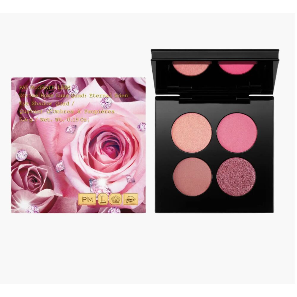NWT Pat McGrath Labs Divine Rose Luxe Quad Eternal Eden Eyeshadow Palette NIB